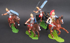 Mounted Romans